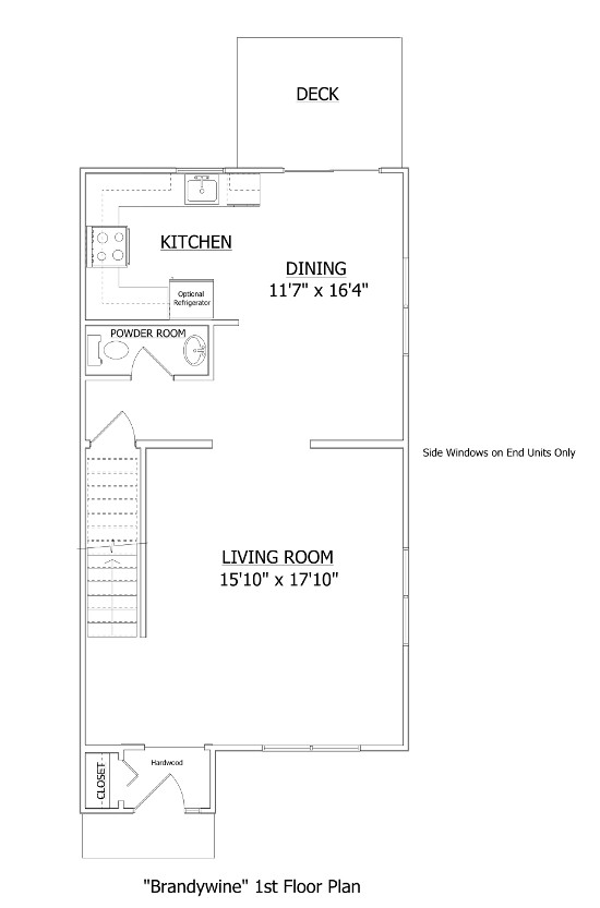 Floor Plan The Brandywine Cambria Village Lenape Builders